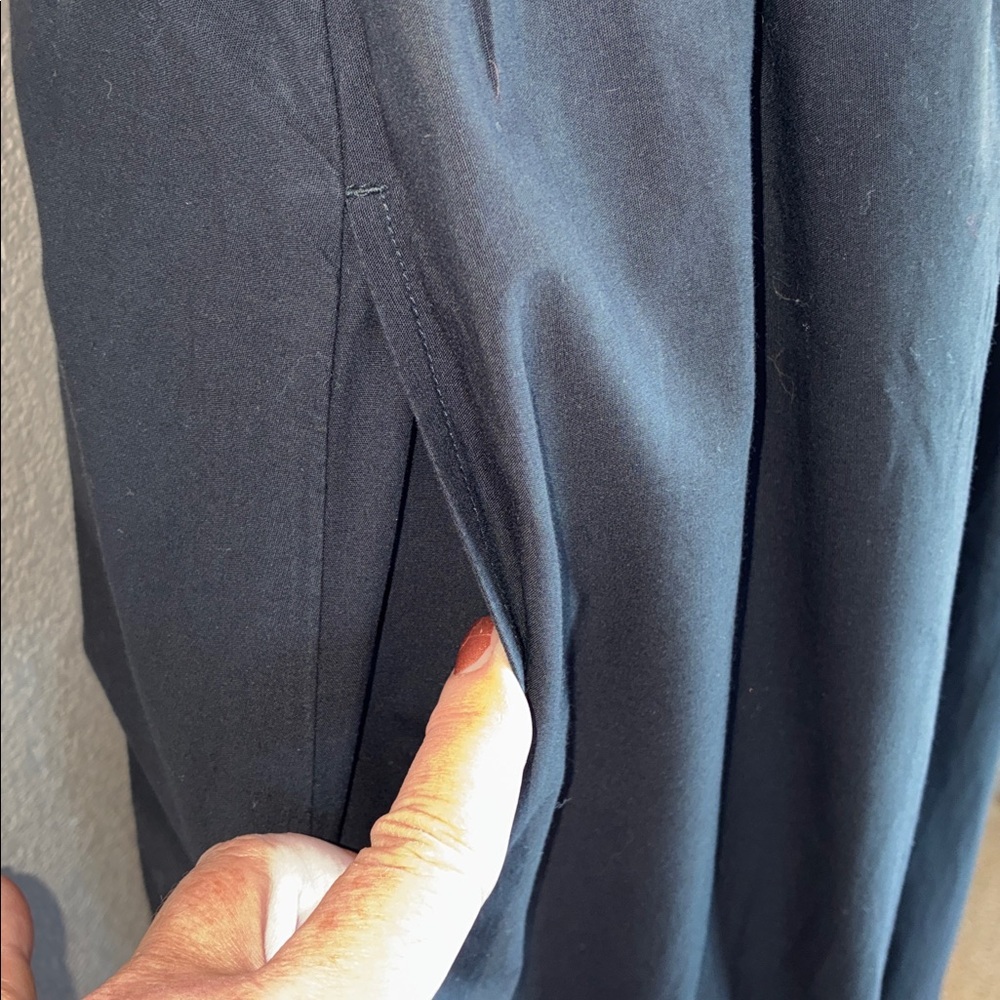 J. Crew Women's Elegant Black Tank dress with knit top and full tiered skirt. M - Picture 7 of 15
